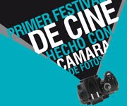 flyer primer festival de cine hecho con camara de fotos